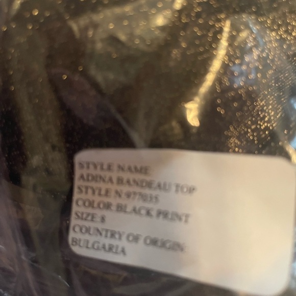 Reiss ADINA Metallic Bandeau Bikini Top - Picture 8 of 9